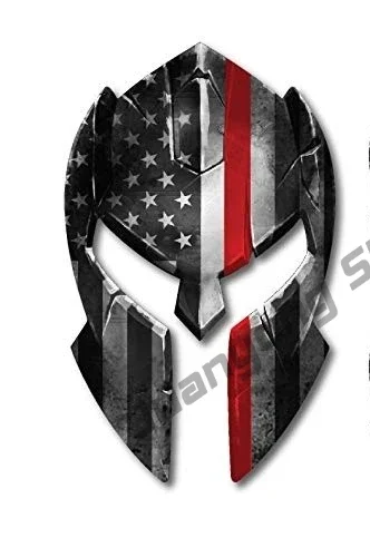 Creative MOLON LABE Spartan Helmet Thin Gold Line Flag Spartan Warrior Helmet PVC Decal Personality Bumper Trunk Vinyl Car Wrap