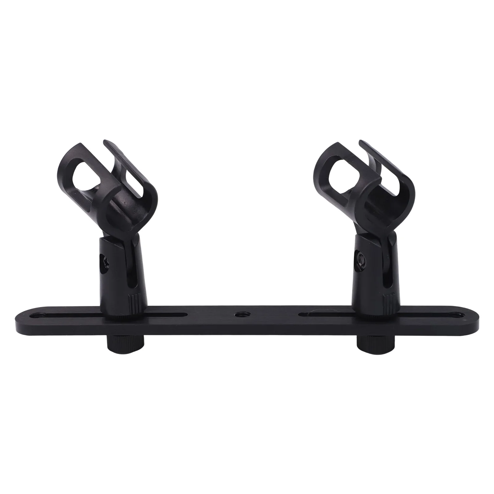 4 Head Microphone Mount Bracket 4-Head Microphone Mount Adjustable Mic Mount Multi-Microphone Support Audio Recording