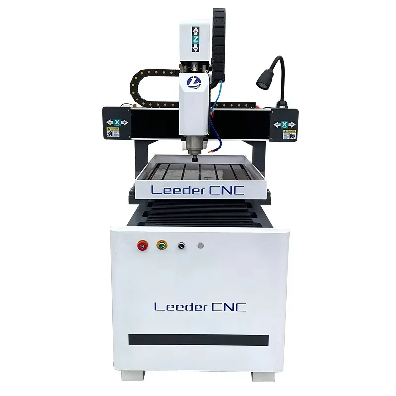 LEM-6060 CNC Frame 60x60 Mini CNC Milling Machines CNC Router Water Tank For Aluminum Metal