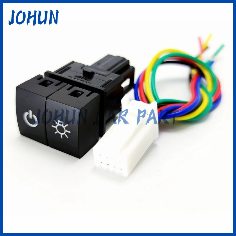 

Dual Key Switch Dual Switch Fog Lights Radar Power Supply LED Camera Headlight Switch Button For Nissan 14 New Sylphy 2020 DAYZ