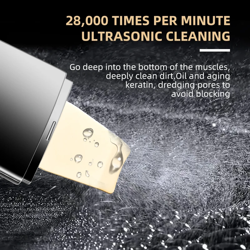 LESEN Ultrasonic Facial Skin Peeling Shovel With Water Tank Exfoliating Facial Cleaning Tool Clean Cavitation Peeling Lifting - Image 5