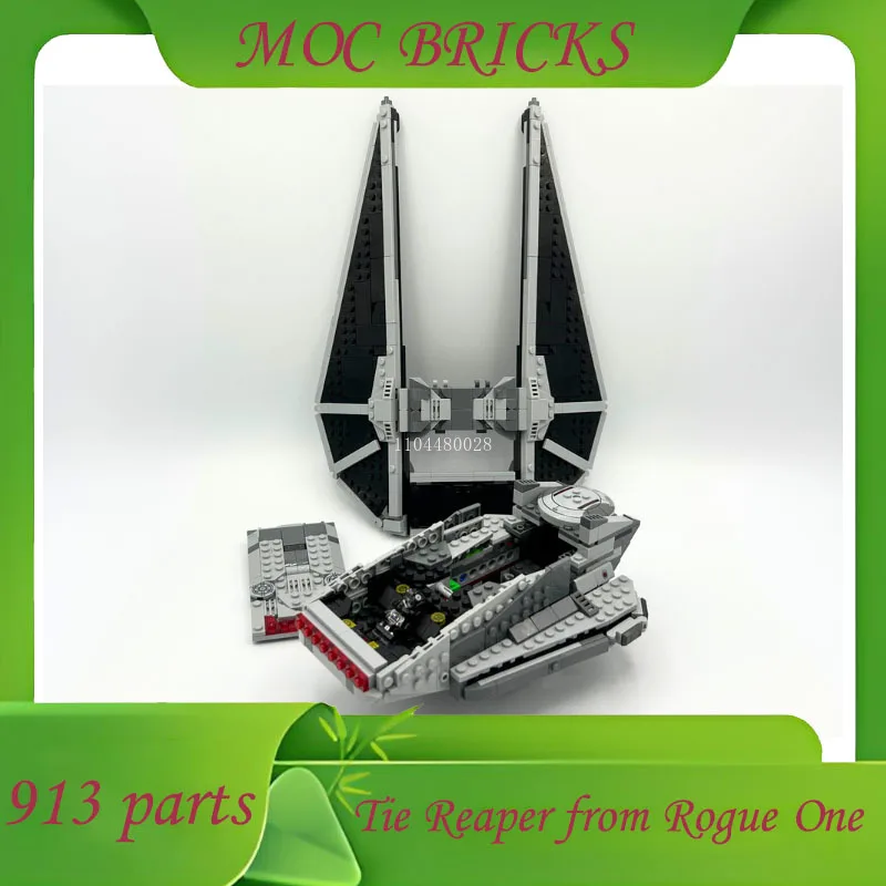 

Настроить 913, детали, космический корабль, галстук жнец от Rogue One, альтернативная модель MOC, творческие идеи «сделай сам», детская игрушка в сборе, головоломка, подарки