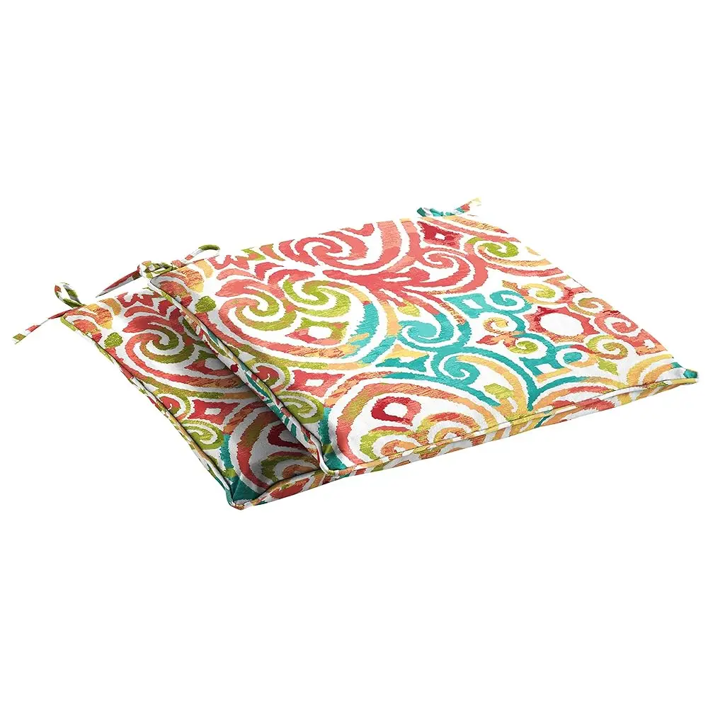 

Indoor/Outdoor Corded Chair Pad Set, 17"" X 17"" X 2"", Multicolor