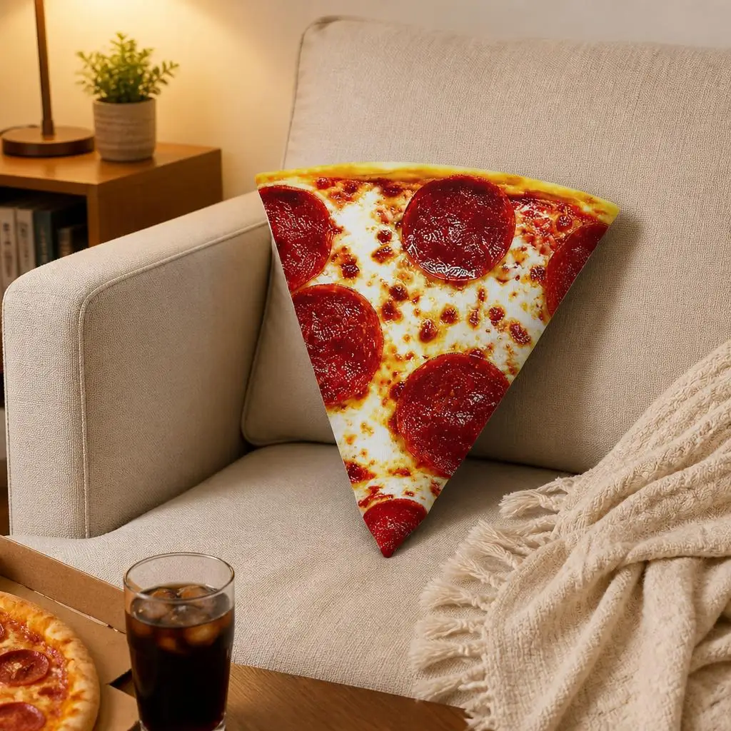 pizza Plush Pillow Cushion Irregular Stuffed Throw Pillow Home Decor Gift Sofa Bed Couch