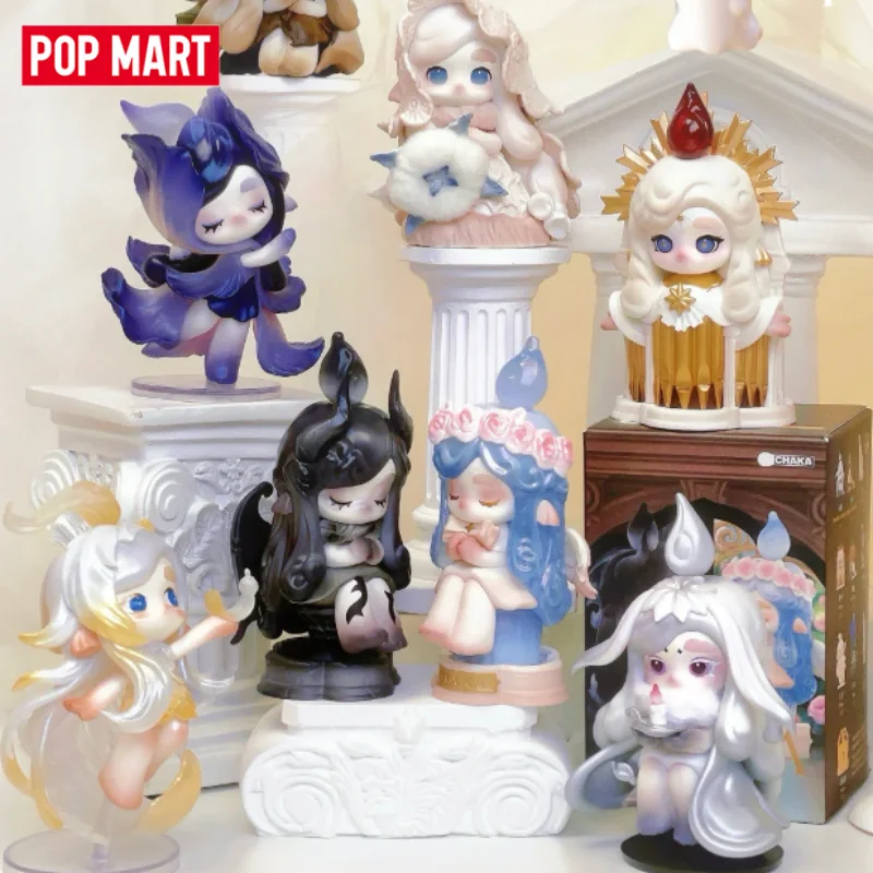 POP MART CHAKA Candle Whisper Series: Коллекционные фигурки-сюрпризы в закрытых коробках, милые аниме-фигурки, подарочные наборы-сюрпризы, куклы