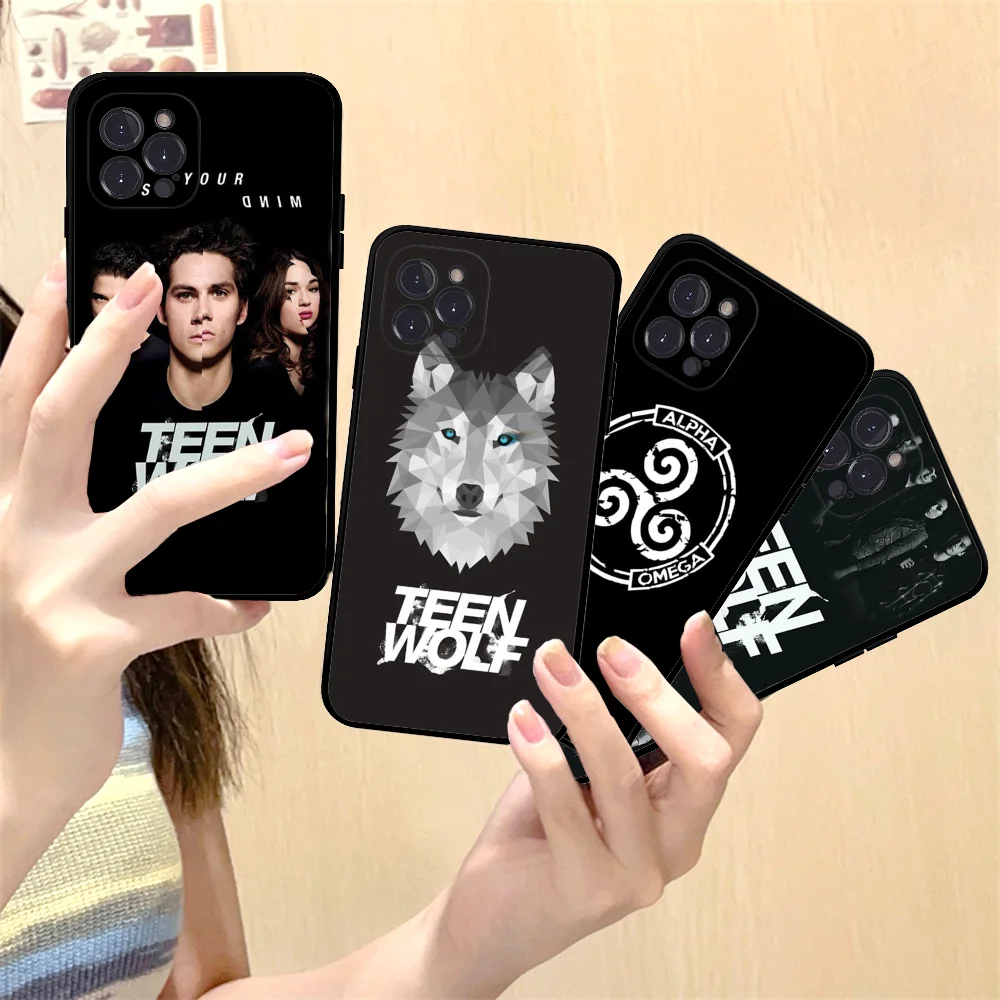 

T-Teen W-Wolf Mousepad For IPhone 16 15 14 11 12 13 Mini Pro XS Max Cover 6 7 8 Plus X Funda Shell