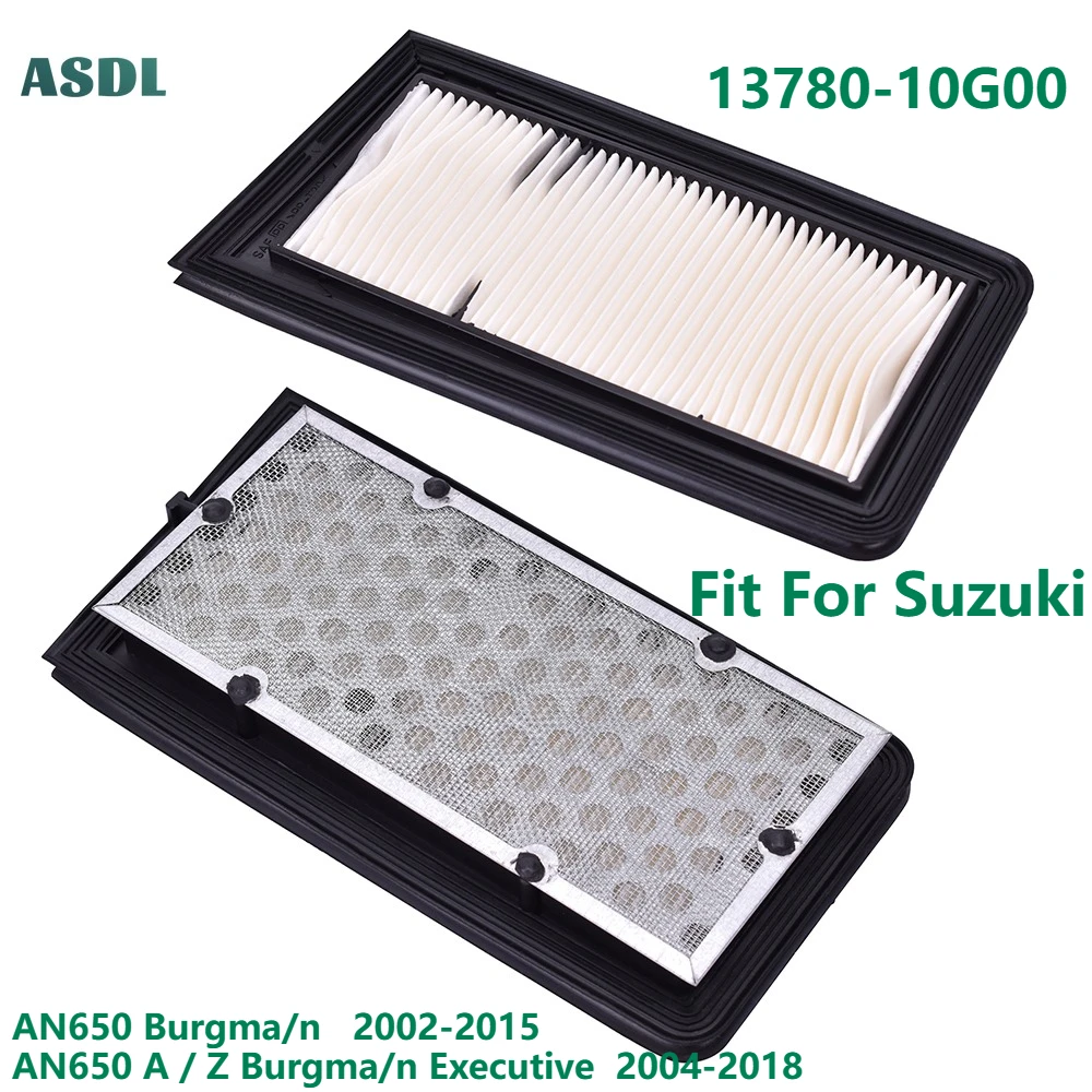 

Motorcycle Parts Air Filter for Suzuki Scooter AN650 2002-2015 AN650 A/Z Executive 2004-2018 13780-29G00 AN 650 Motorcycle Part