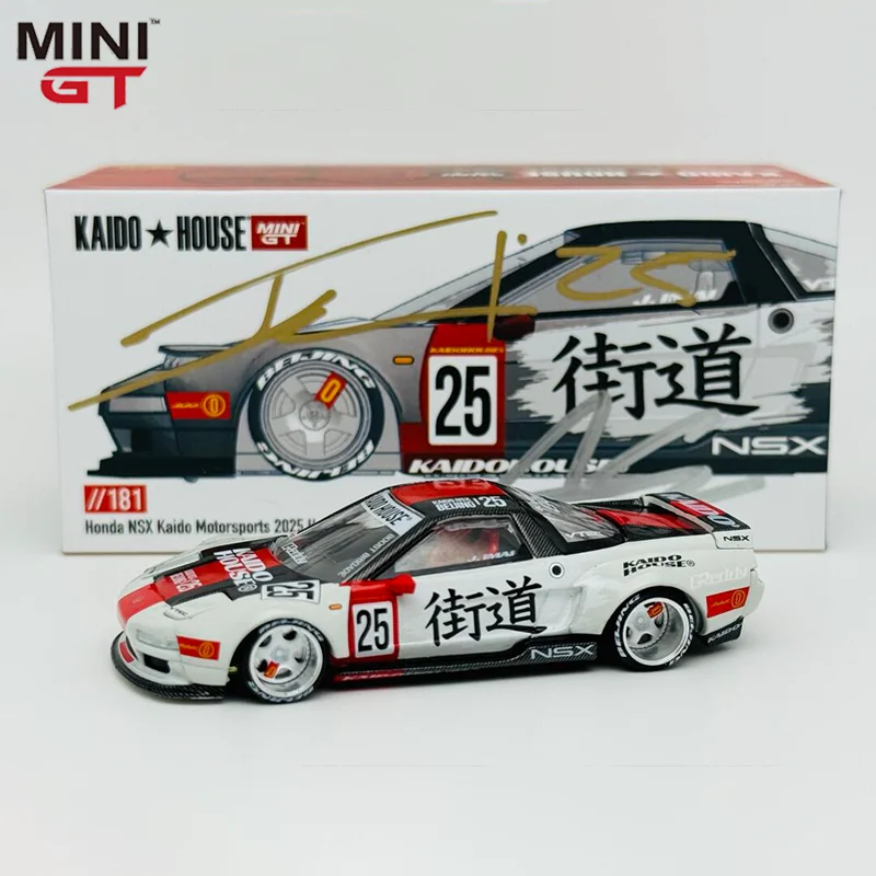 New Mini Gt Kaido House 1:64 Honda Nsx No.25 Hec Version Open-Lid New Mini Gt Kaido House 1:64 Honda Nsx No.25 Hec Version Open-Lid