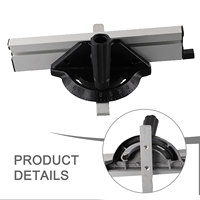 Brand New Miter Gauge Angle Plate Ruler Aluminum Alloy Portable For Table Saw Multifunction Push Block Fence System