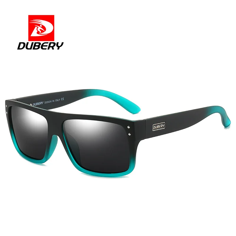 DUBERY Amazon Hot Sale Sports Sunglasses Fishing Polarized Sunglasses Beige Printing Glasses D911