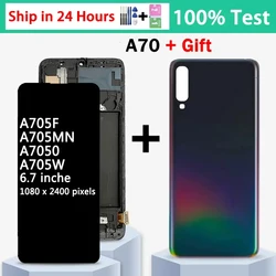 Pantalla LCD táctil para Samsung A70, montaje de digitalizador, A705, A705F, A705FN/DS, repuesto de pantalla SM-A705MN