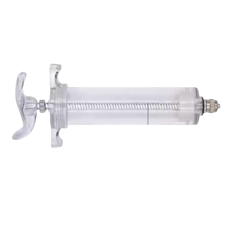 Plastic steel printing adjustable syringe