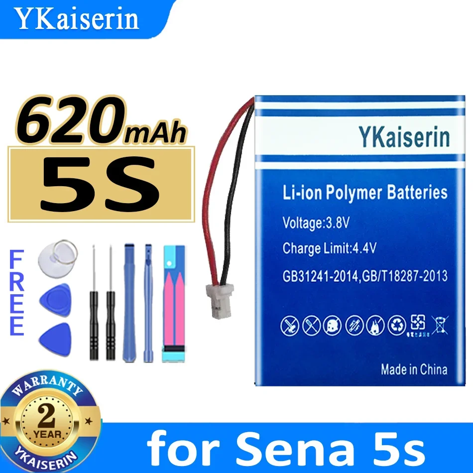 

620mAh YKaiserin Battery for Sena 5S Headset Bateria