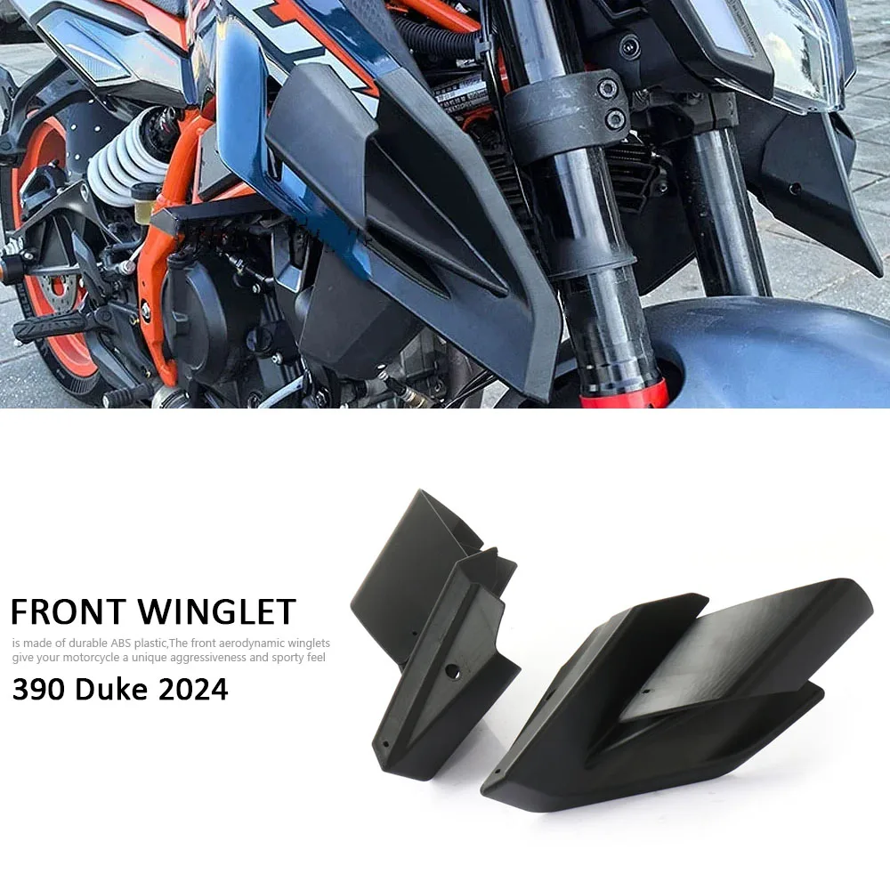 

Motorcycle DUKE 2024 Side Downforce Naked Spoilers Fixed Winglet Fairing Wings Deflectors For 390 Duke 390Duke 390