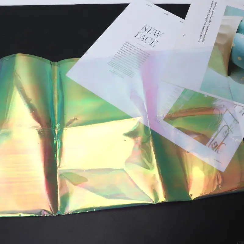 Y55F Decorative Paper for Aurora AB Effect Reflective Mirror Paper