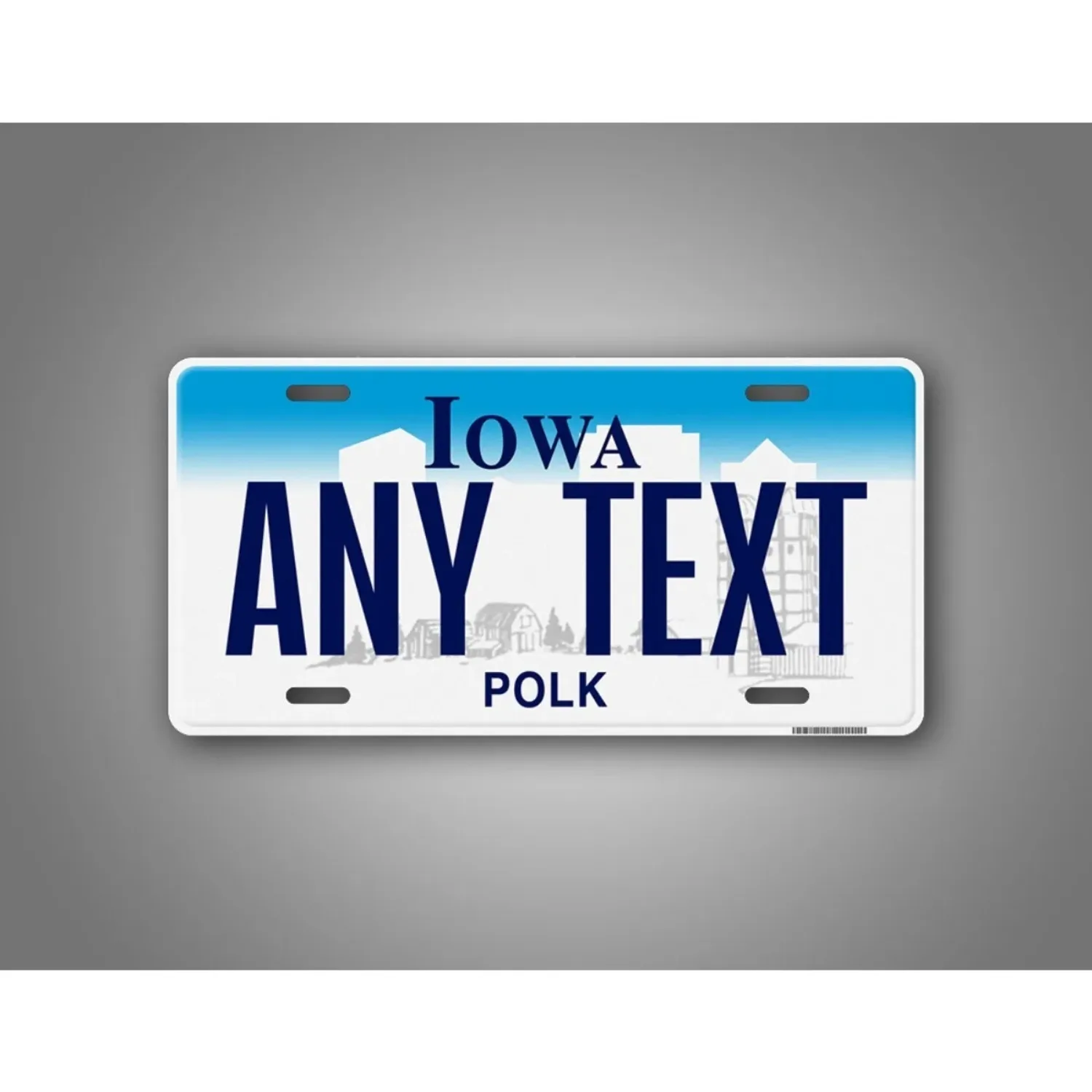 Personalized Iowa Vintage Metal Sign Decorative Wall Tag for Home Garage Man Cave Bar Decor view 4