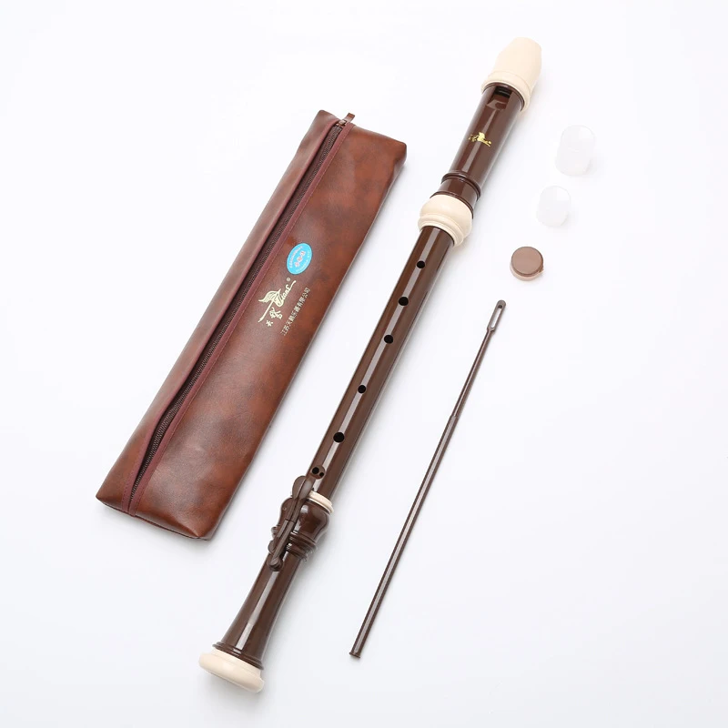 Tenor Flute Recorder for Woodwind Instrument Musical Instrument Educational Gift With PU Bag Food Grade ABS Non-toxic 8 Holes