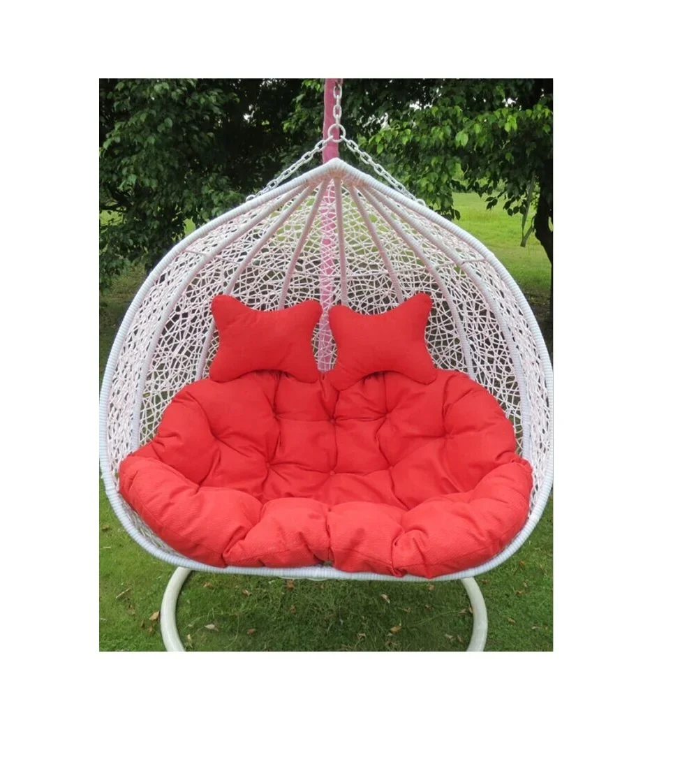 #Modern Egg Shaped Rope Rattan Swing Chair Outdoor Furniture Natural Garden Swing Seat Chair Hanging Wicker Hammock Chair#