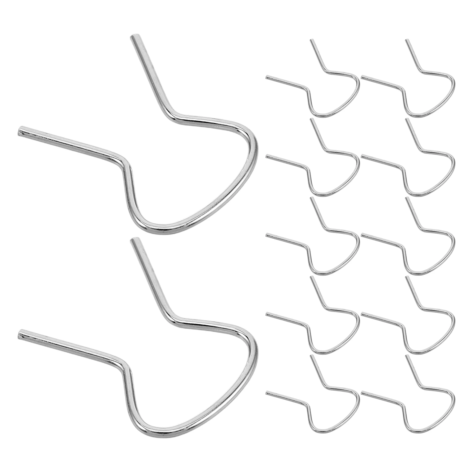 

100pcs Car Door Window Regulator Clips Glass Handle Crank Steel Wire Spring Fasteners Metal Clamps For Privacy Panel Holder Tool