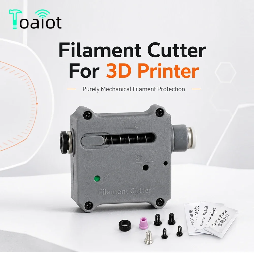 For 3D Printer Filament Cutter Fast Compatible With Core XY Enclosed 3D Printers Bambu H2D/P1/ Creality K1C/K2 Plus 3D Printer