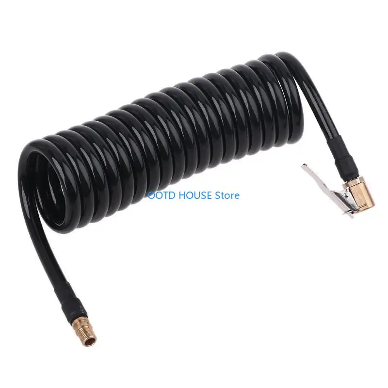 

103A Polyurethane Recoil Air Hose with Metal Thread Industrial Quick Connection
