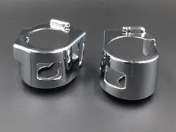 CHROME BILLET SWITCH HOUSING COVERS for Kawasaki Vulcan 2000 900 VN VN900 VN2000