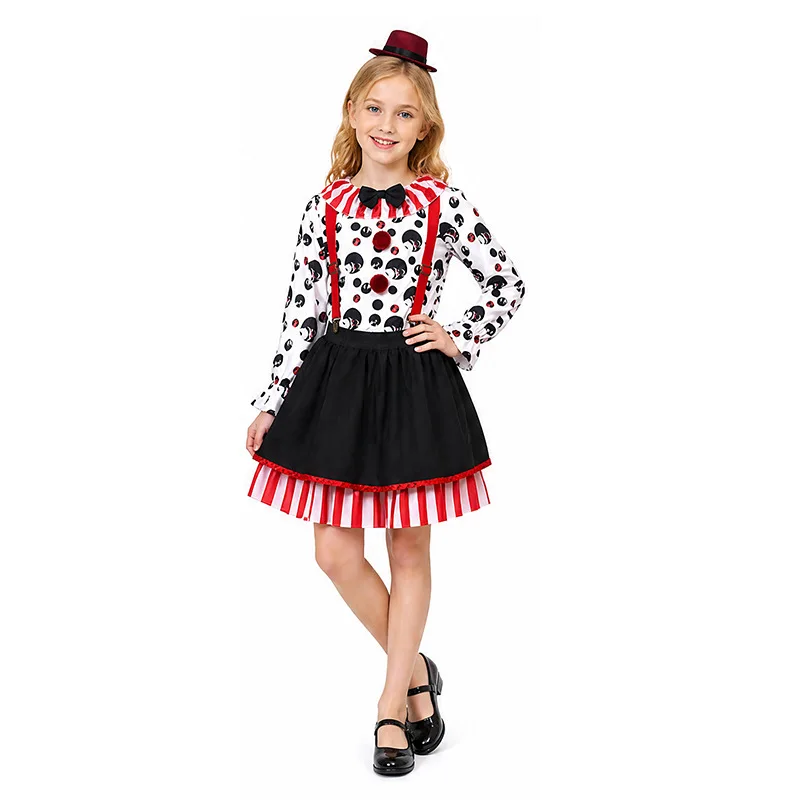 WHH Anime Circus clown Thriller Full Set Party clown dress up carnival Halloween Role Play Theme Party view 2