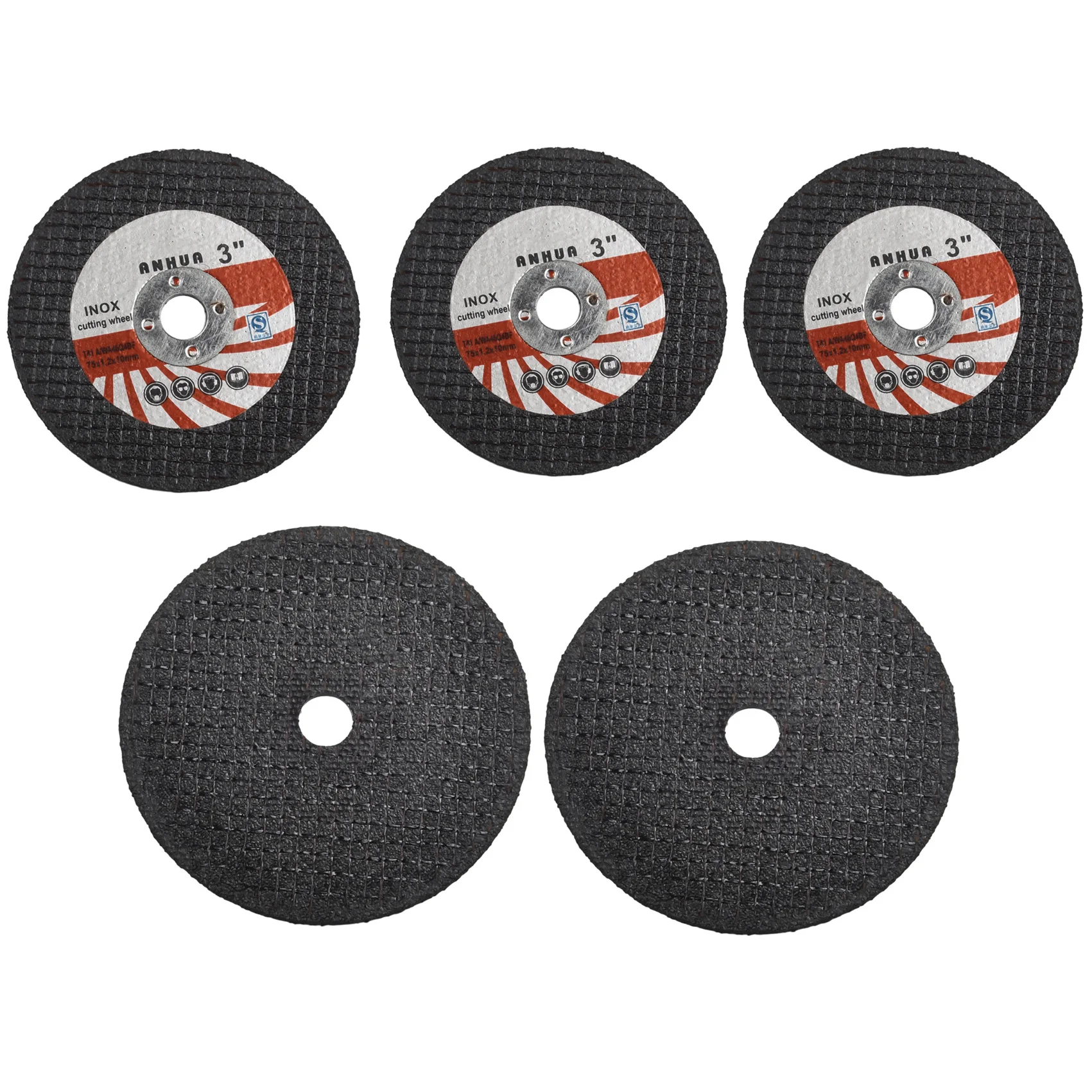 5pcs Mini Cutting Disc Circular Resin Grinding Wheel Sanding Disc 75mm For Angle Grinder Steel Stone Cutting Angle Grinding Bit