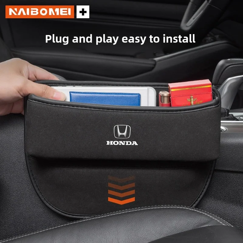 Multifunction Car Seat Gap Organizer Storage Box Pocket Universal For Honda Civic Type R Type S FK8 FK2 FN2 EP3 Accessories