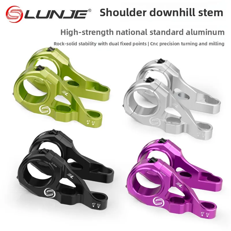 

Mountain bike shoulder fork direct-mounted stem high-strength full CNC aluminum alloy lightweight downhill shoulder riser