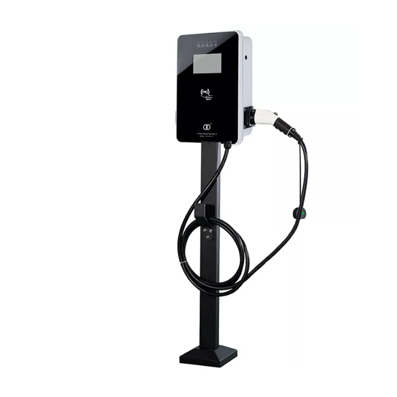 UP European standard new energy intelligent column type AC charging pile Type2 interface 7KW