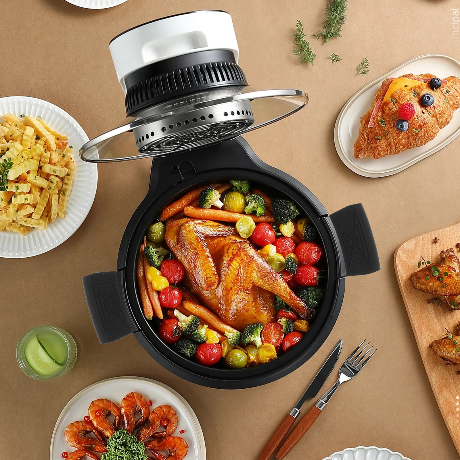 

4Pcs Silicone Pan Handle Covers Heat Resistant Non-Slip Pot Grip Sleeves for Cast Iron Skillets Frying Pans Woks Griddles