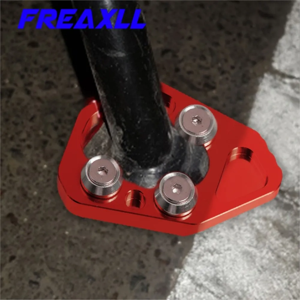 

F 800 F800 GT R S ST Motorcycle Side Stand Enlarge Support Plate Pads For BMW F800GT F800R F800S F800ST R1200S Hp2 Sport Hp 2
