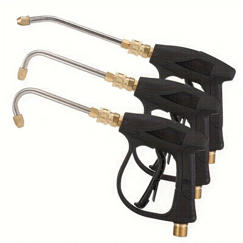 25 °   & 90 °   فوهة مسدس المياه ذات الضغط العالي بزاوية - أداة رش على شكل حرف V لغسيل السيارات وغسالة الضغط العالمية