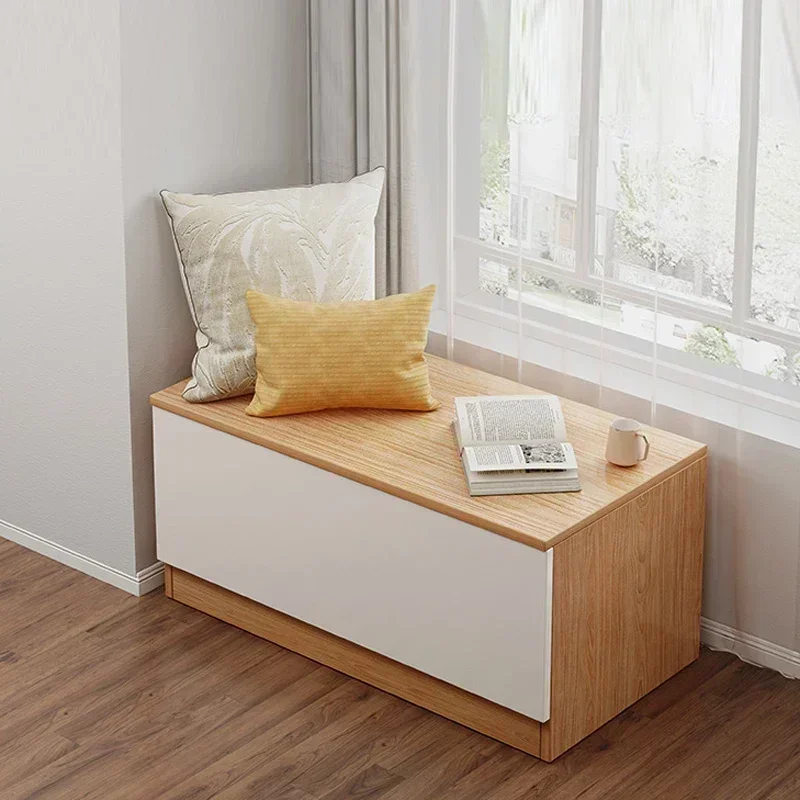 Ins Multifunctional Storage Cabinet Bay Window Cabinet Can Sit Long Shelves Furniture for Bedroom Tatami Furniture