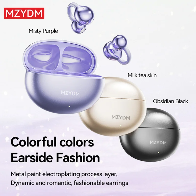 

MZYDM TWS Bluetooth5.4 Earbuds Open Ear Clip Headset ENC Wireless M91 Headphones Noise Cancelling Wireless Earphones For XIAOMI