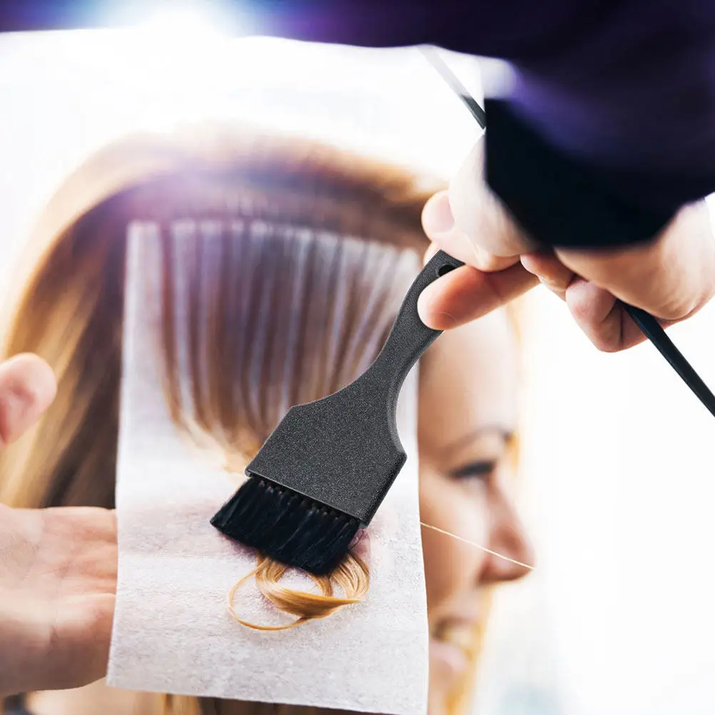 

4pcs Hair Dyeing Brush Professional Flexible Bristles For Salon Barber Home Use Hair Color Tool Tint Applicator