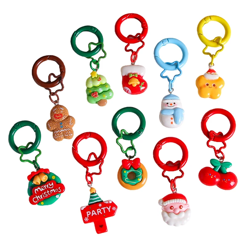 1pc moda ciambella pane ciondolo borsa in pelle pu ragazze carino regalo creativo portachiavi ciondolo ciondolo auto ciondolo borsa fai da te fatto a mano