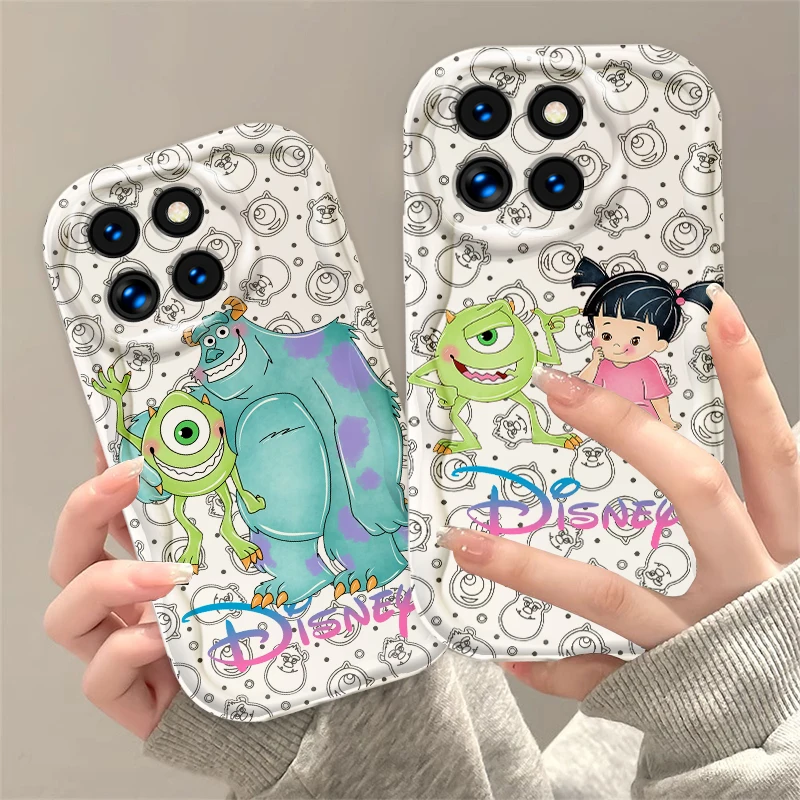 

Monsters Inc Cute Art For Xiaomi Mi 14 12 12T 11 Lite Poco M6 X6 X5 X4 X3 M3 F4 Pro GT NFC 5G Wave Oil Back Phone Case