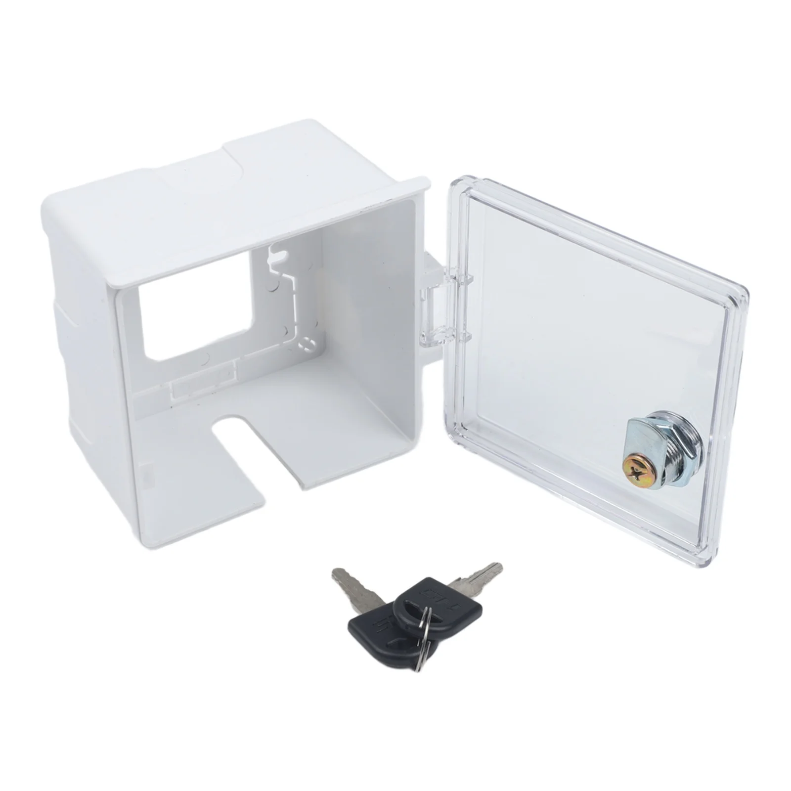 Outdoor Electrical Appliances White Waterproof Charging Socket Secure Electrical Connections Complete Waterproof Design