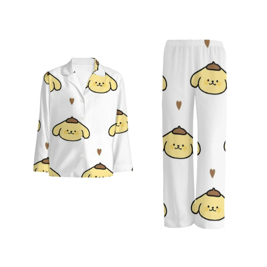 Sanrio printed pyjama sets, casual and comfortable pajamas for men and women, and loungewear