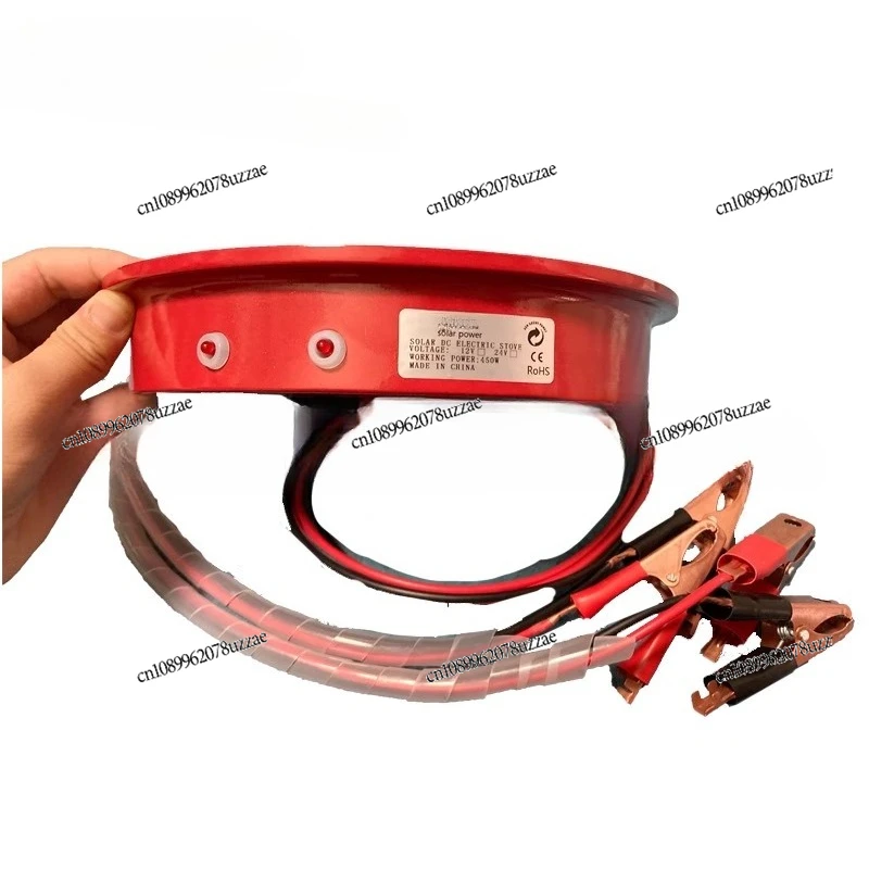 450W 12V DC Electric Heating Stove/induction Cooker 12V Outdoor/car/RV/solar System