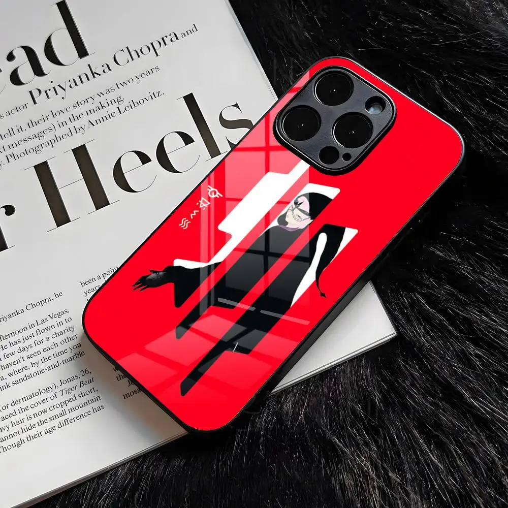 Capa de Celular Fashion DJ S-Skrillex para iPhone 17 Air 16 E Pro Max 15 14 13 Mini 12 Pro 11 Max Plus, Capa de Vidro Preta