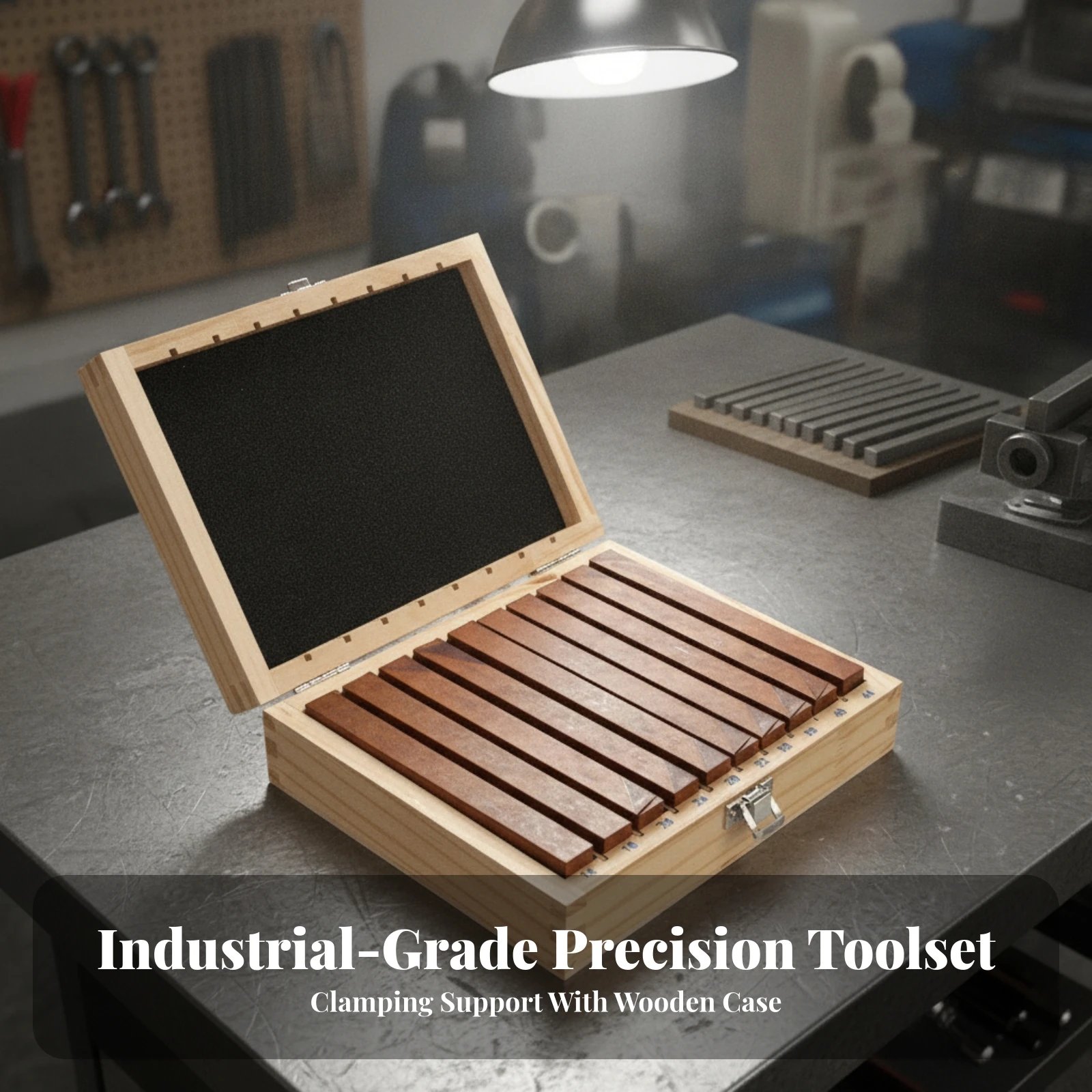20 Pieces Parallel Machinist Leveling Pad Rigid Hardened Alloy Steel Parallel Pad Ground 6 Inch for Machinists, Milling Machines