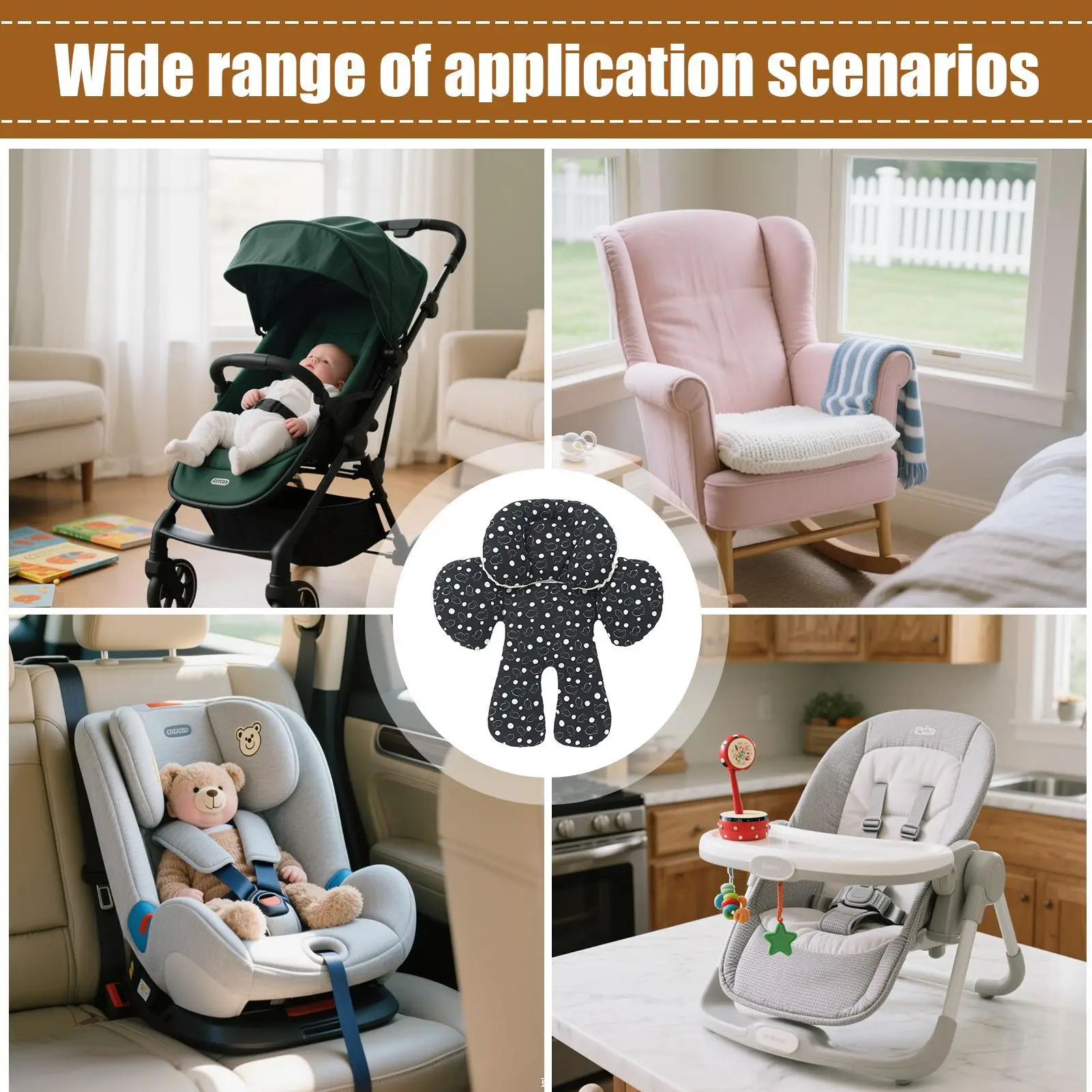 자동차 좌석 삽입 어린이를위한 자동차 좌석 삽입 지원 이동식 머리 지지대 차량용 조절 가능한 높이 보호대 커버 쿠션