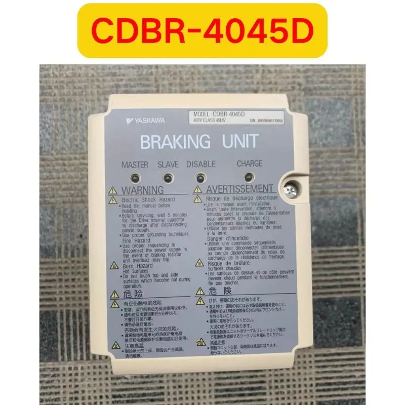 Used CDBR-4045D Variable frequency drive braking unit Function test OK