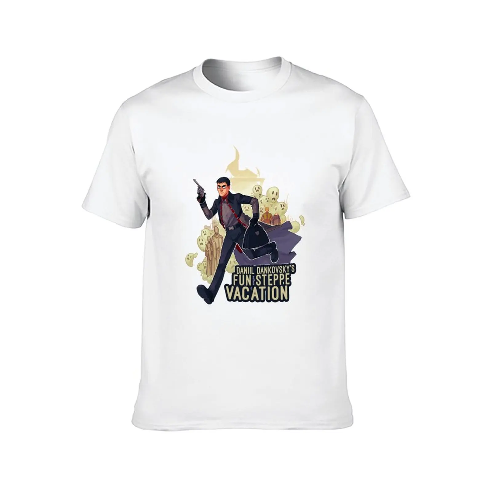 T-Shirt 100% graphic Pathologic Steppe Dankovsky's Fun Daniil funny tshirt man cotton cotton Vacation t | shirts t shirt