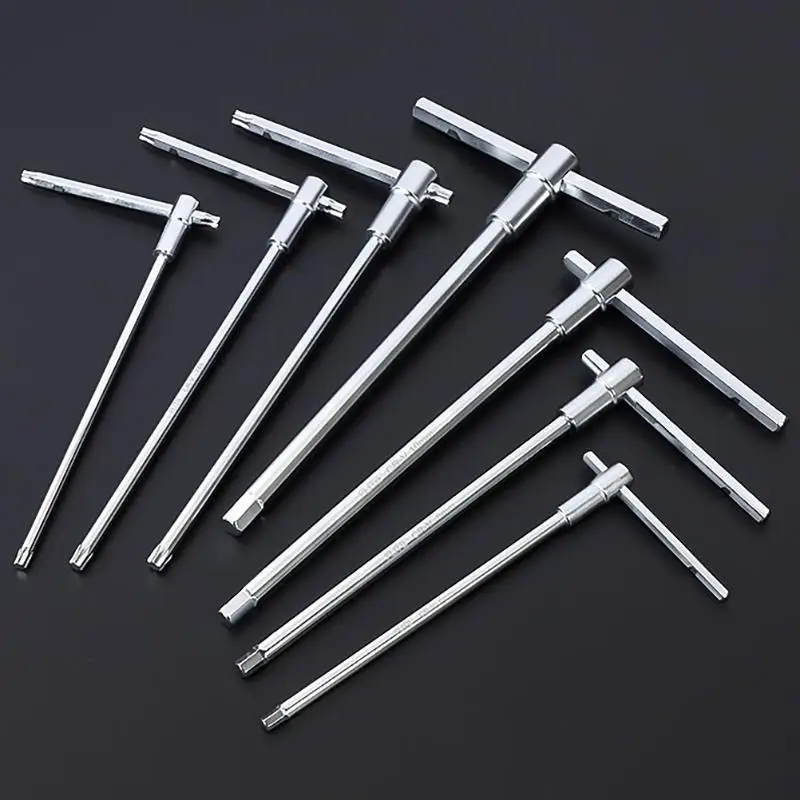 Rutschfester T-Torx-Sternschlüssel, verstellbar 2-5MM, Sechskant T8-T20, Reparaturwerkzeug für Haushaltsgeräte – Detail 11