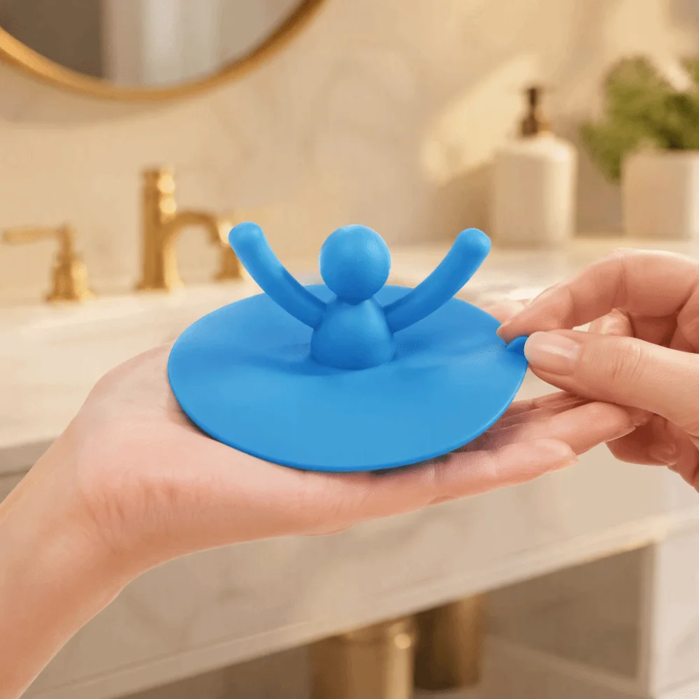 Portable Different Colors Floor Drain Plug Silicone 9.5 Cm X4 Cm Shower Drain Stopper Bathtub Drain Cover Shower Floor