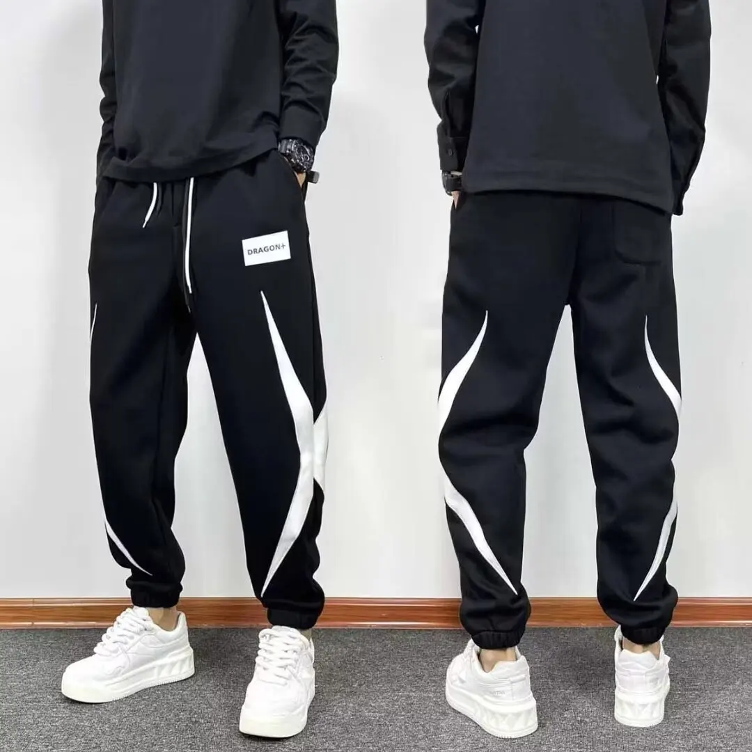 New Men's X Joggers Sweatpants Autumn Drawstring Casual Pants Workout Running Gym Fitness Black Sport Trousers Men Clothing
